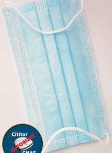 Masca de unica folosinta, cu 3 pliuri si 3 straturi, CH-1. Set 50 bucati